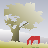 Horse Grazing Freely