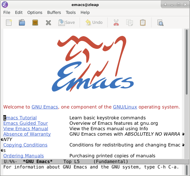 Emacs GUI