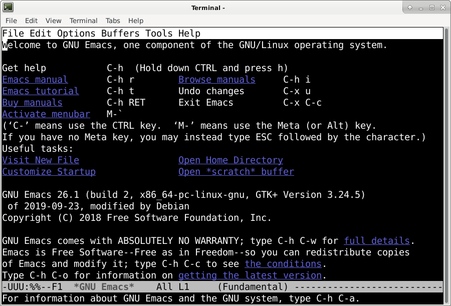 Emacs Terminal