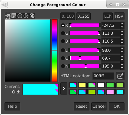 Foreground Colour Tool